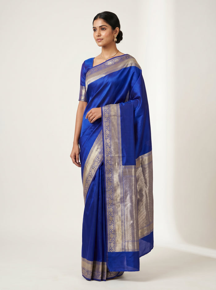 Lapis Legacy pure Pattu silk saree