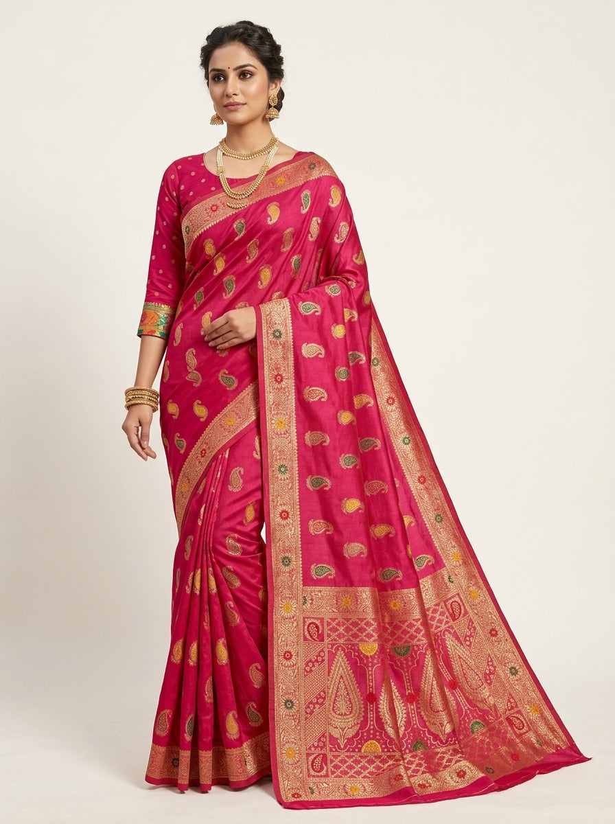 Rani Gold Pattu Silk Saree
