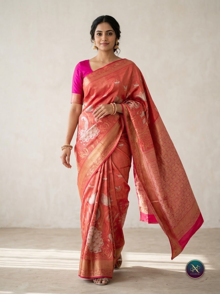 Coral Rani Banarasi Fancy Saree