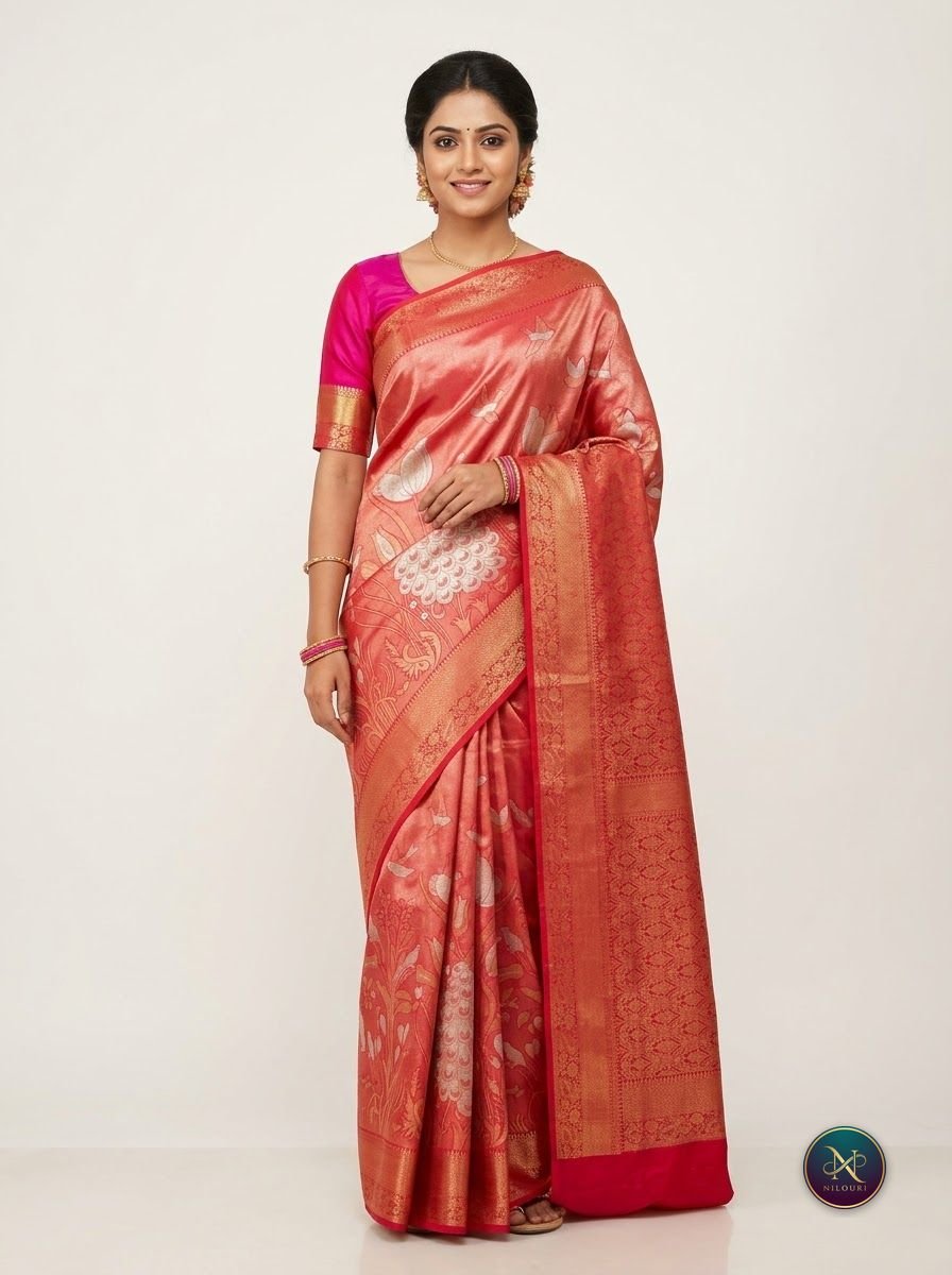 Coral Rani Banarasi Fancy Saree
