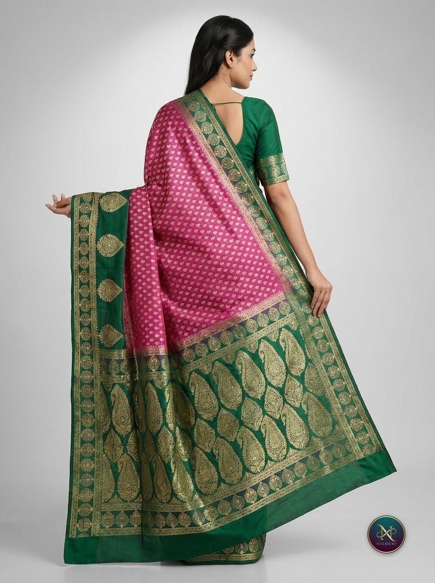 Orchid Forest Banarasi Fancy Saree